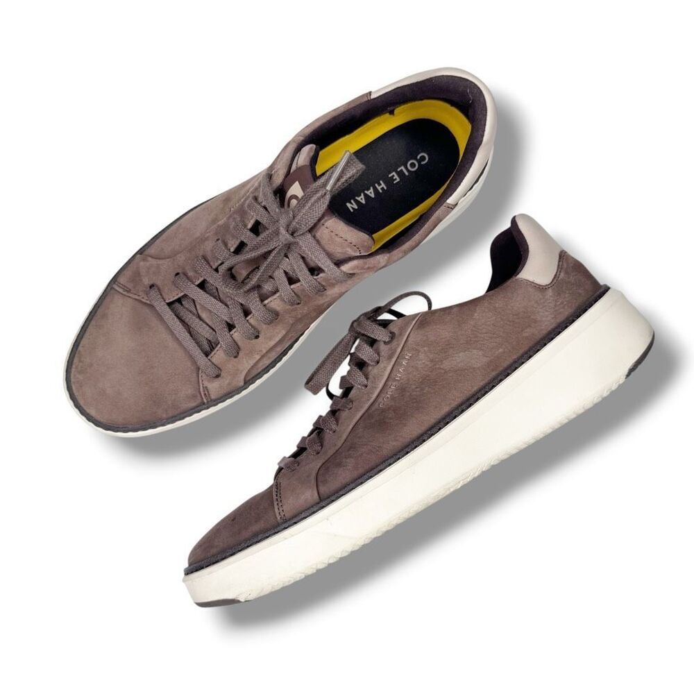 Cole Haan Men's GrandPrø Luxe Lace Up Sneakers Premium Nubuck Leather Men’s 10.5